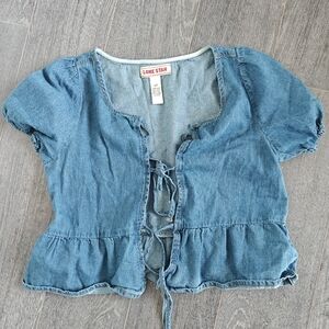 Denim Crop Top